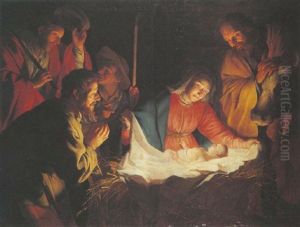 La Nativite by Gerrit Van Honthorst