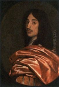 A Portrait Of A Man Wearing A Yellow Coat With A Red Shawl