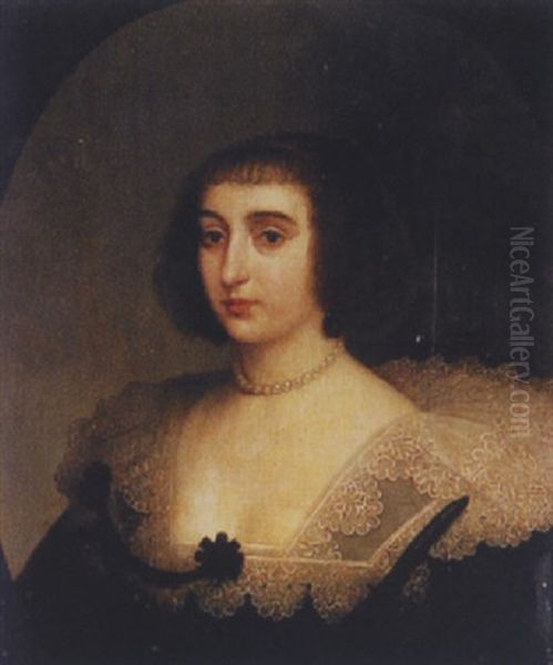 Bildnis Einer Jungen Dame Mit Perlenkette - view 1