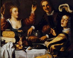 Le Banquet by Gerrit Van Honthorst