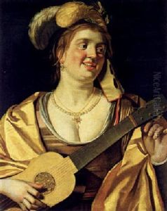 Lautenspielerin