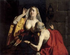 Cimon Und Pero by Gerrit Van Honthorst