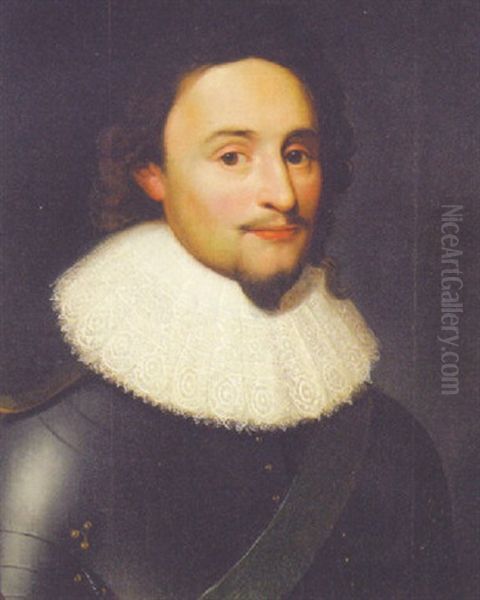 Portrait Of Frederick, Elector Of Bavaria, In Armour With A Lace Collar And A Sash - view 1