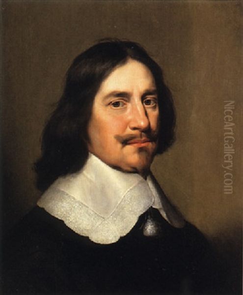 Portrait Of A Gentleman Wearing Black - view 1