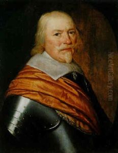 Portrait En Armure Du Prince Hendrik D'orange Nassau