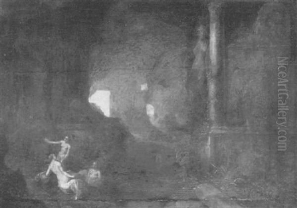 Diana And Her Nymphs In A Grotto - view 1