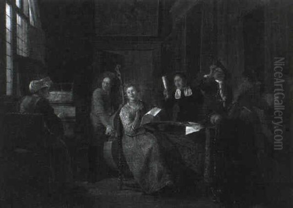 Conversation Dans Un Interieur - view 1