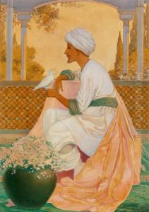 Legends Of The Alhambra Interior Illustration by George Washington Hood
