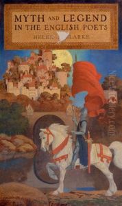 Myth And Legend In The English Poets, Book Cover by George Washington Hood