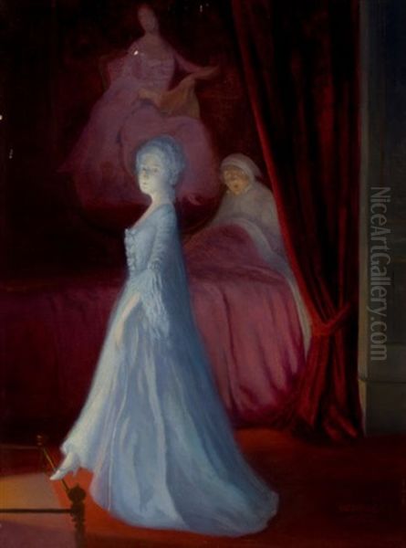 She Remained For Some Time Standing By The Fire, Tales From Washington Irving's Traveler: The Adventure Of My Uncle - view 1