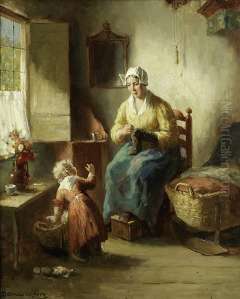 Mother And Child In Interior - view 1