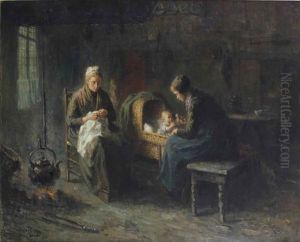 The Newborn by Bernard Johann De Hoog
