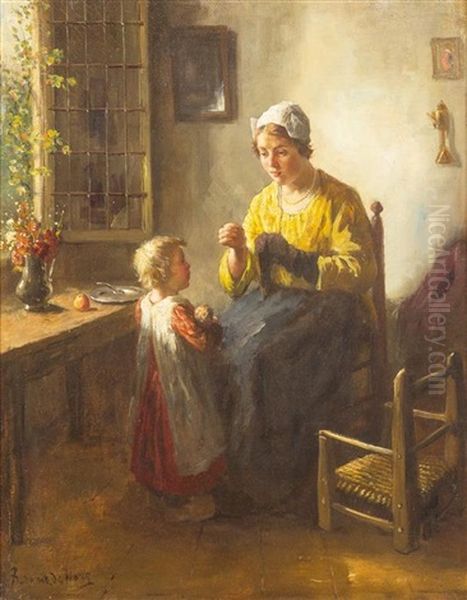 Mending Father's Socks - view 1
