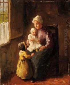 Southing The Baby by Bernard Johann De Hoog