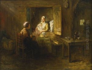 The Newborn Baby by Bernard Johann De Hoog