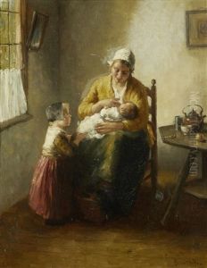 Motherly Love by Bernard Johann De Hoog