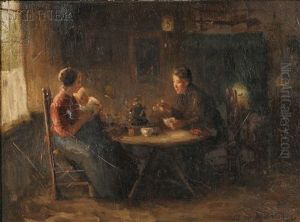 Afternoon Tea by Bernard Johann De Hoog
