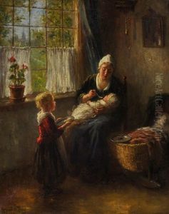 Morning Meal by Bernard Johann De Hoog