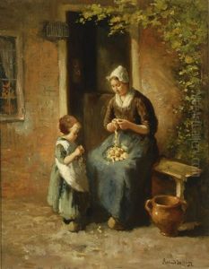 The Young Apprentice by Bernard Johann De Hoog