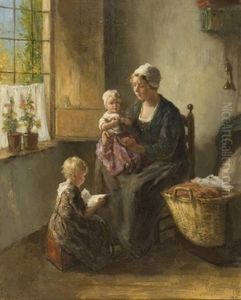 The Happy Mother by Bernard Johann De Hoog