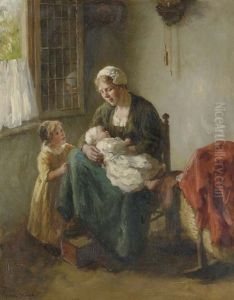 The Happy Mother by Bernard Johann De Hoog
