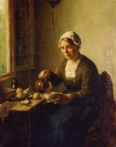 Lunch Time by Bernard Johann De Hoog