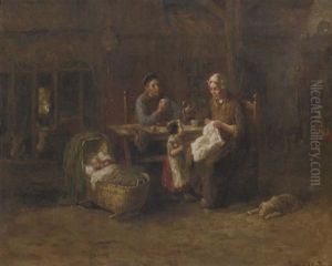 Teatime In A Kitchen Stable