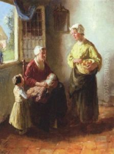 The Happy Family by Bernard Johann De Hoog