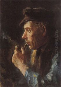 A Farmer by Bernard Johann De Hoog