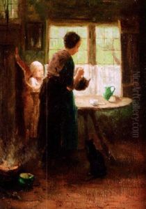 Teatime by Bernard Johann De Hoog