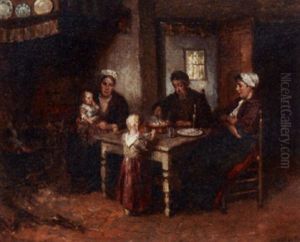 The Evening Meal by Bernard Johann De Hoog