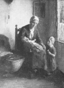 Flowers For Baby by Bernard Johann De Hoog