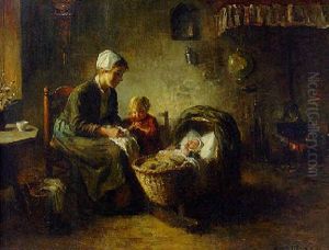 The Young Mother by Bernard Johann De Hoog