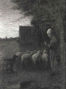 The Return Of The Flock by Bernard Johann De Hoog