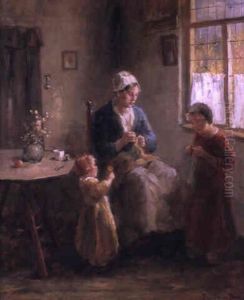 A Present For Mother by Bernard Johann De Hoog