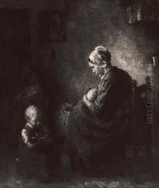Mother With Children - view 1