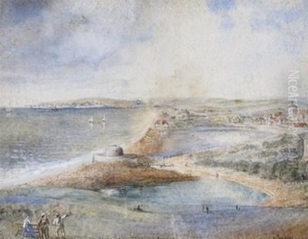Newhaven From Chyngton Downs, Seaford - view 1