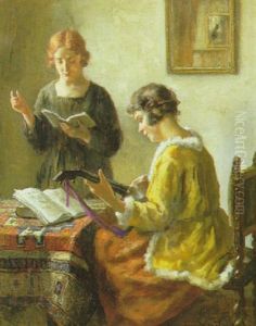 The Recital by Bernard Johann De Hoog