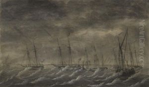 Marine, Grissaile by Engel Hoogerheyden