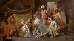 L'adoration Des Mages by Dirck van Hoogstraten