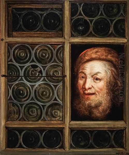 Man Looking Out A Window And Woman Looking Out A Window: Two Works - view 1