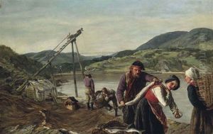 Salmon Trappers, Norway by James Clarke Hook