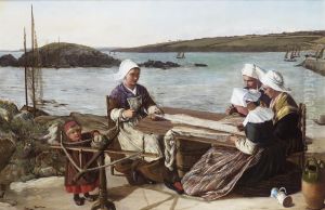 Breton Fishermen's Wives by James Clarke Hook