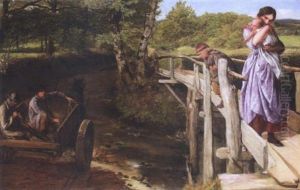 The Brook - And Out Again I Curve And Flow, To Join The Brimming River; For Men May Come, And Men May Go, But I Go On Forever - Tennyson