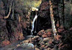 Major Roger's Bath, A Ravine In The White Mountains, New Hampshire by James Hope