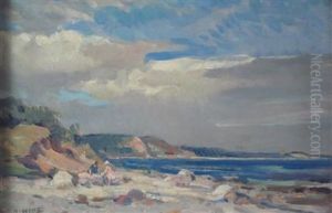 Near Cockburnspath by Robert Hope
