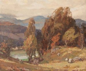 Highland Glen In Autumn