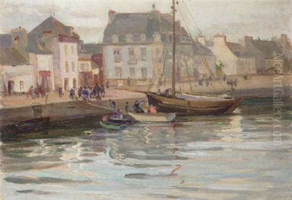 Evening In Concarneau, Brittany - view 1
