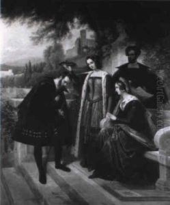 Le Couronnement Du Tasse by August Hopfgarten