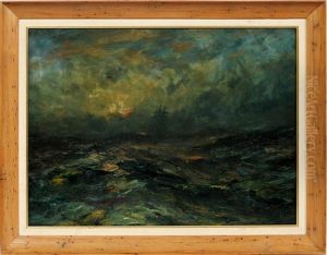 Sailing Ship On A Stormy Sea Sailing Ship On A Stormy Sea